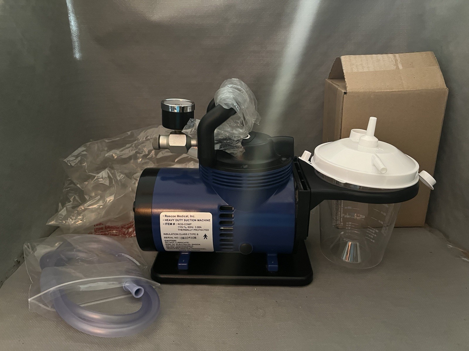 Roscoe-Drive Medical Heavy Duty Suction Vacuum Machine Pump Dental Veterinary