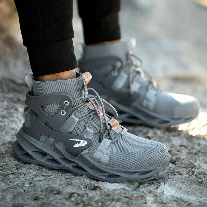 Mens Work Boots Sneaker Walking Waterproof Steel Toe Safety Shoes Hiking US