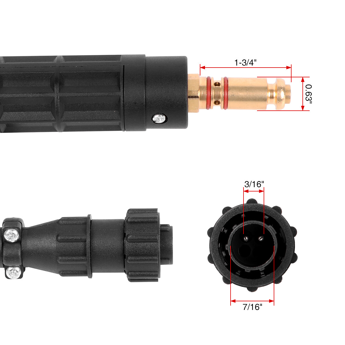 15′ Replacement MIG Welding Gun Torch Stinger for Lincoln Magnum 250L K533-7