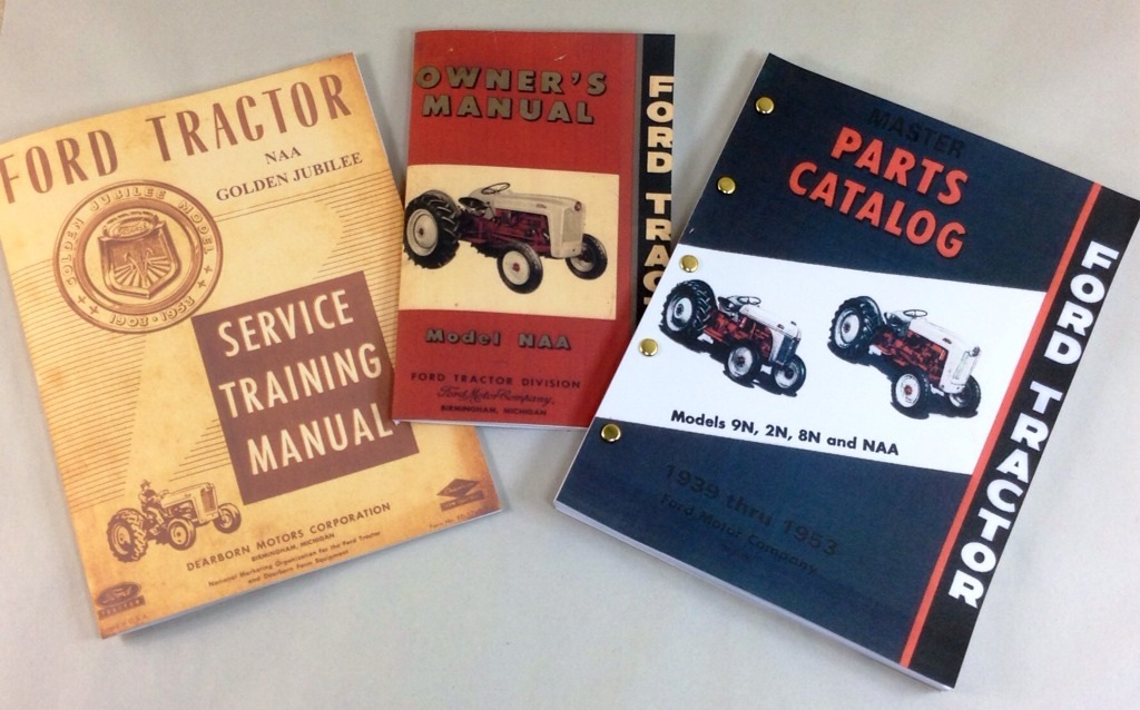 Lot Ford Naa Golden Jubilee Tractor Service Operators Parts Manuals Shop Repair