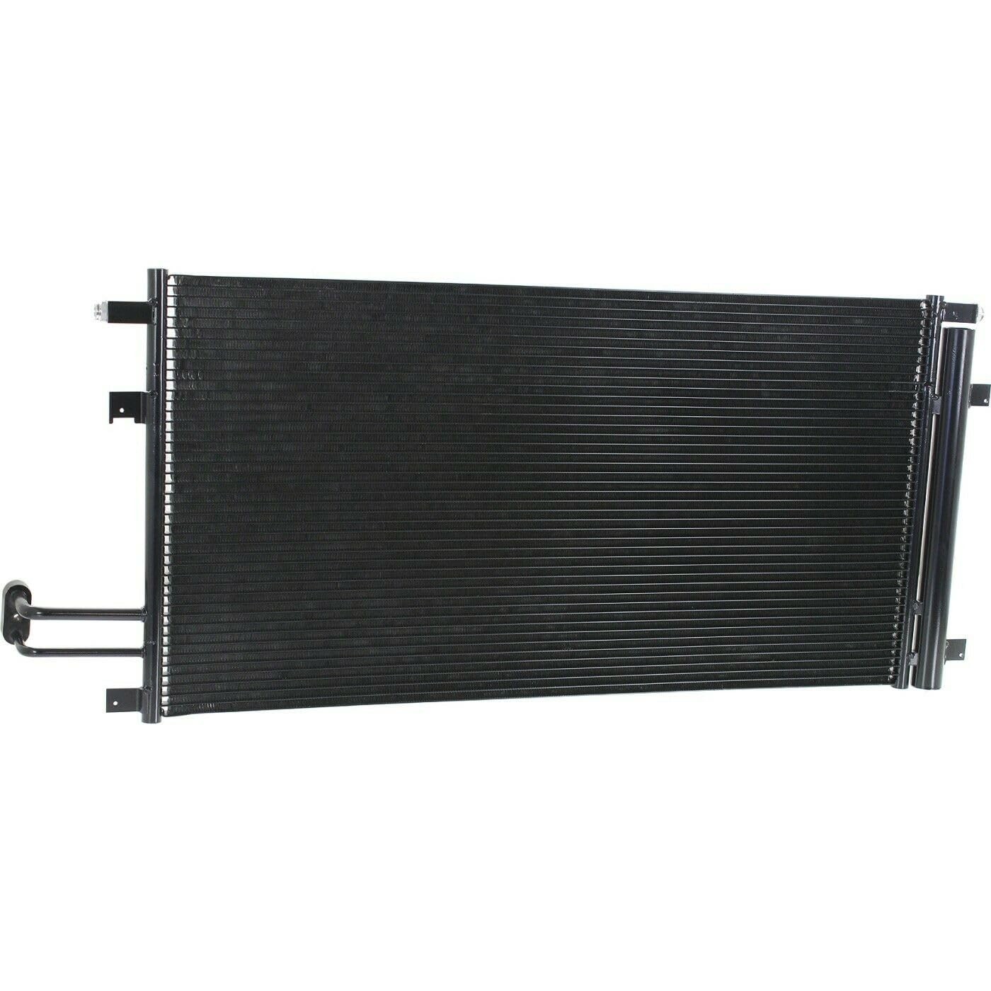 Aluminum AC Condenser for Silverado 1500 5.3L 6.2L V8 2014-2018 34.13x17x0.63in
