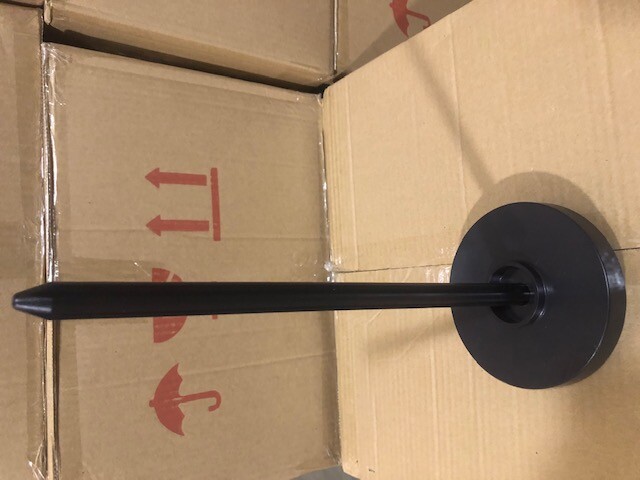 12 PCS HEAVY DUTY PLASTIC BLACK SPINDLE FOR 100-CDS/DVDS