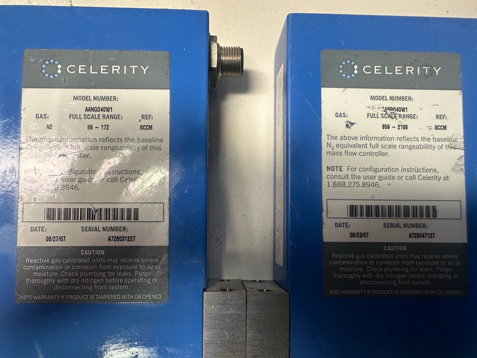 Mass Flow Controller Lot of 9 MIXED APPLIED MATERIALS MKS PI MFC 3XP IFC-125C
