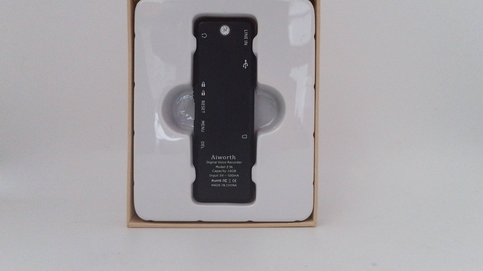AIWORTH 16GB Digital Voice Recorder Voice Activated + Playback: NEW [FREE SHIP]