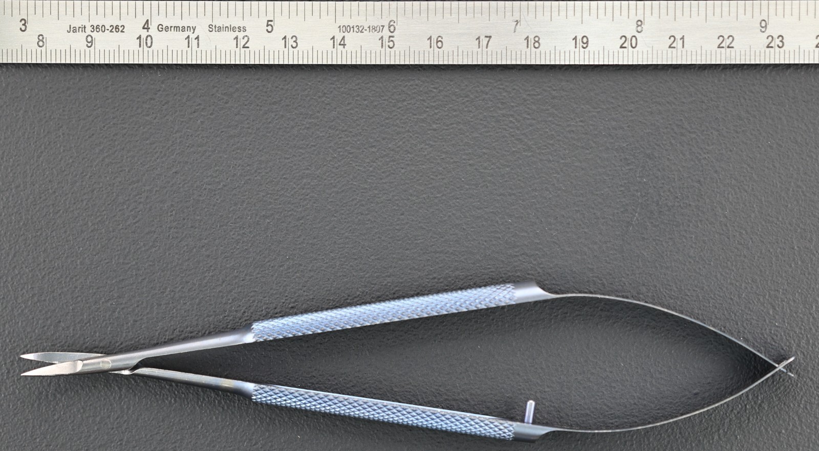 ASSI SDCT16R8 MicroLite Dissecting Scissors, Titanium, Curved, 6.25″