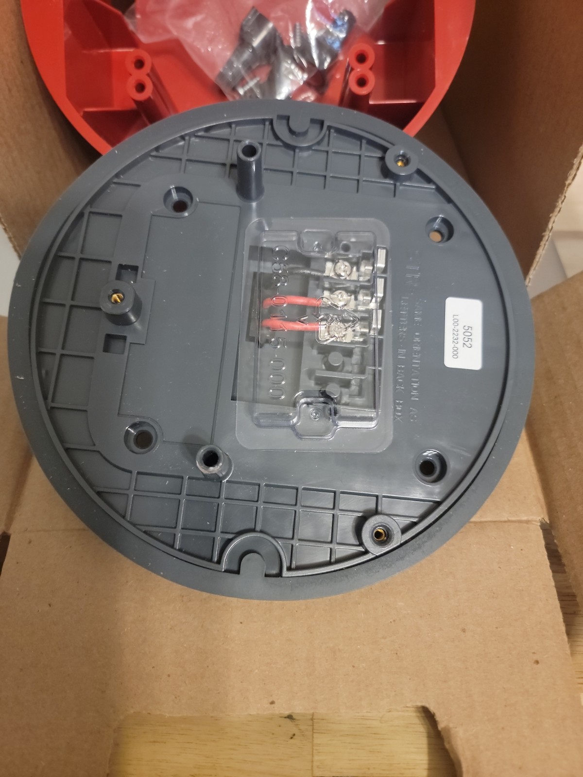 System Sensor SCRKLED Ceiling Strobe RED