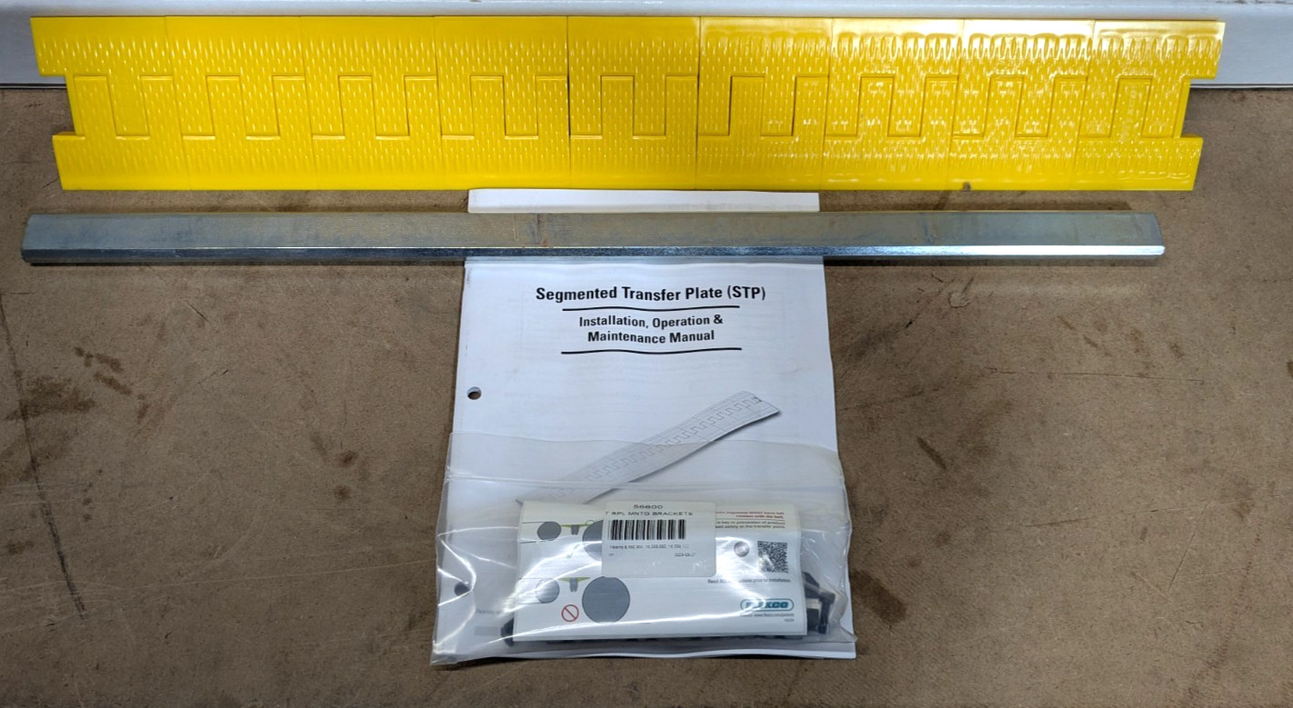 FLEXCO 4″ x 24″ Segmented Transfer Plate 56100 TGB-4/102-2/2-24/610