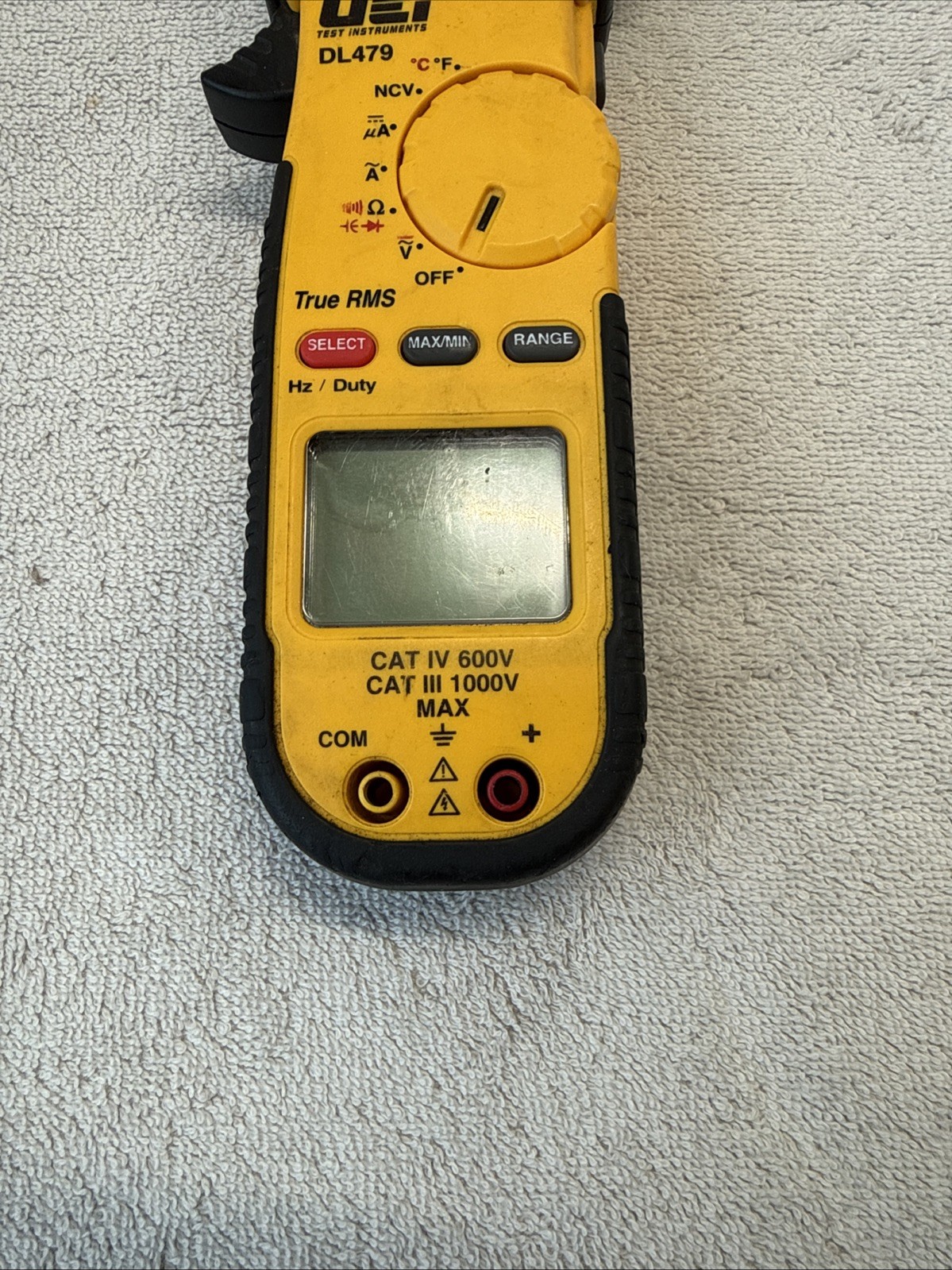 UEi DL479 True RMS Digital Clamp Meter CAT IV 600V 1000V No Leads