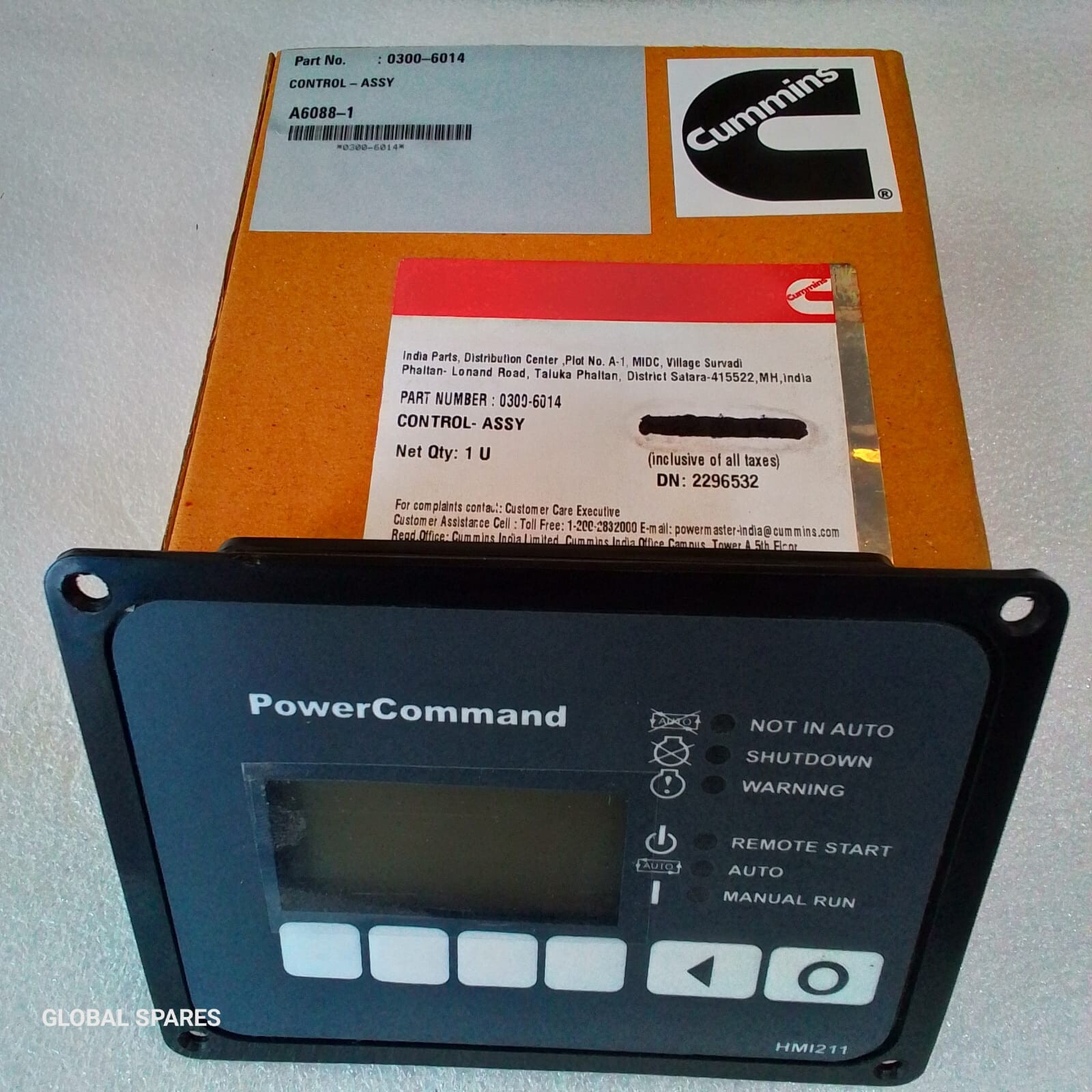 Cummins 300-6014 DISPLAY PANEL HMI211