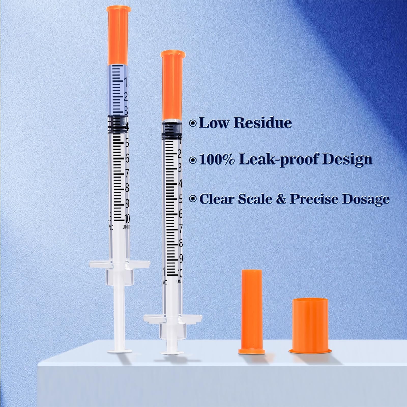 1ml 30G Syringe U-100 Lab Supplies 25 Pack Sterile Individually Wrapped