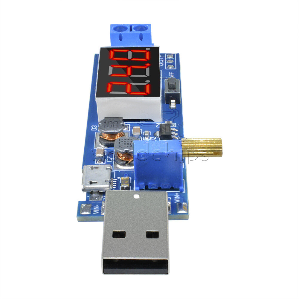 DC-DC 5V to 1.2V~24V USB Step UP/Down Boost Buck Adjustable Power Supply Module