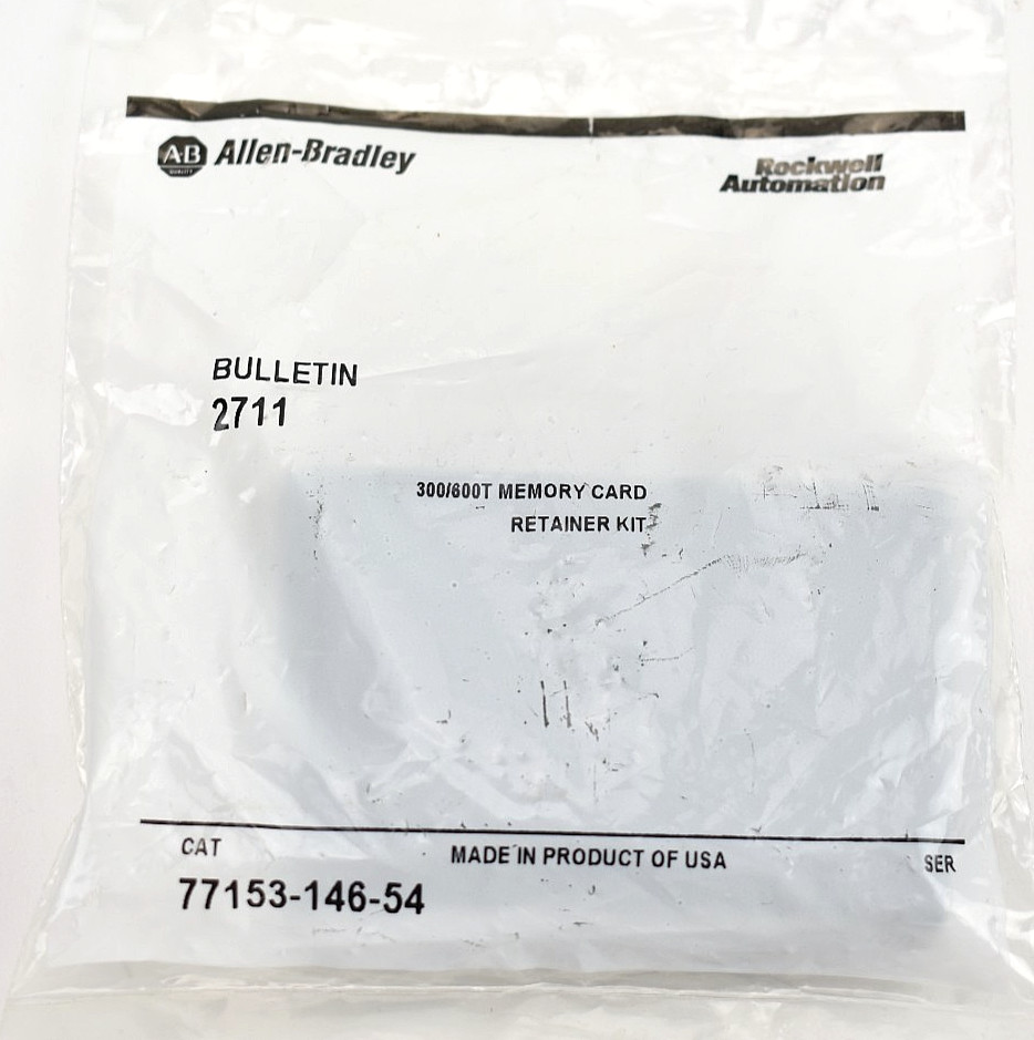 Allen Bradley 77153-146-54 300/600T Memory Card Retainer – 2711 Bulletin