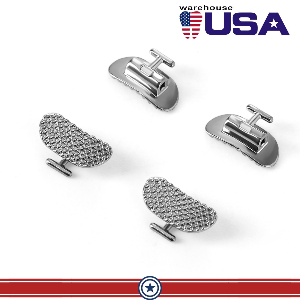 Dental Orthodontic Bondable Non-Convertible Rectangle Tube Roth 0.019*0.025
