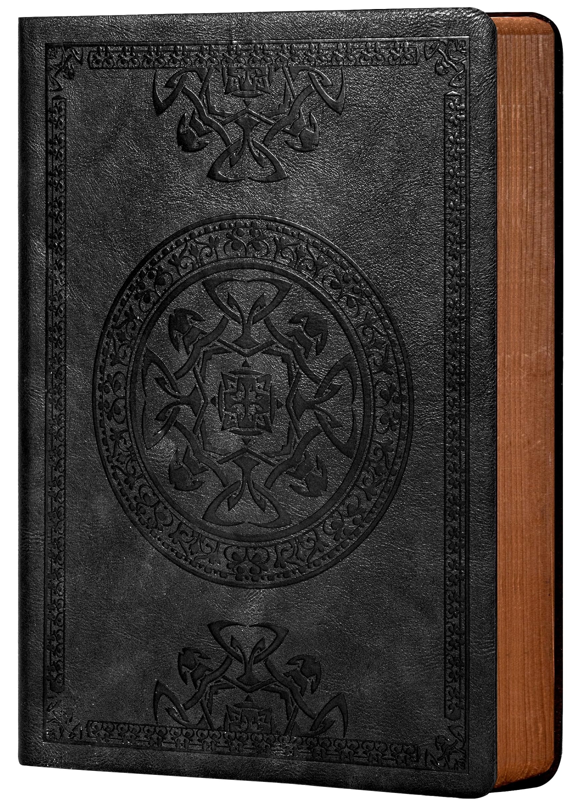 Leather Vintage Journal for Men Soft Cover 256 Lined Pages Notebook 180 Lay Flat