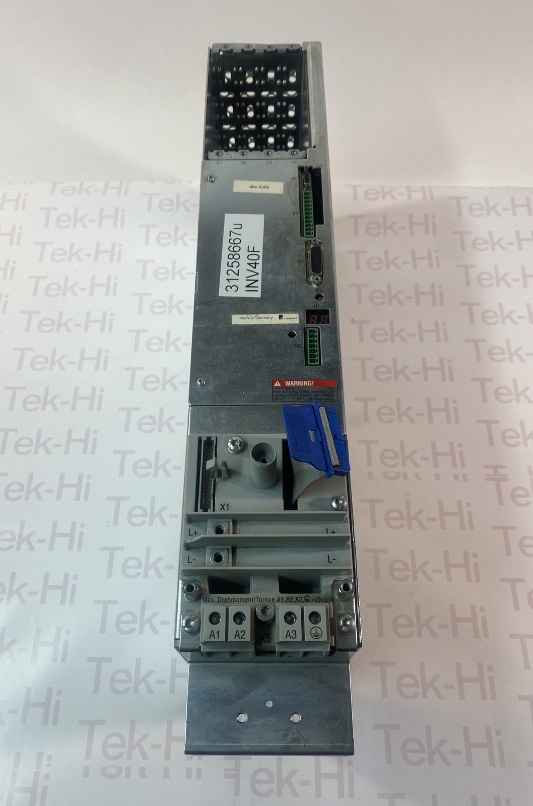 Indramat HDS03.2-W100N-HS12-01-FW Servo HDS03.2-W100N-H Rexroth ” Overnight “
