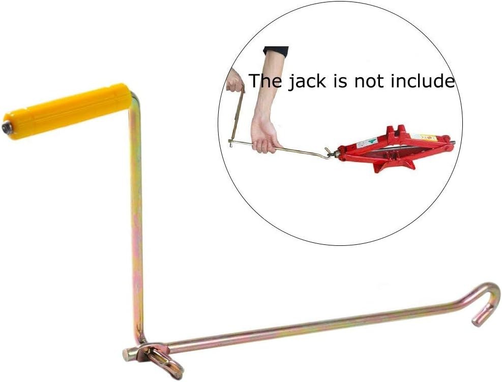 Car Truck Van Scissor Lift Jack Crank Handle, Car Steel Tire Wheel Lug Wrench Sc