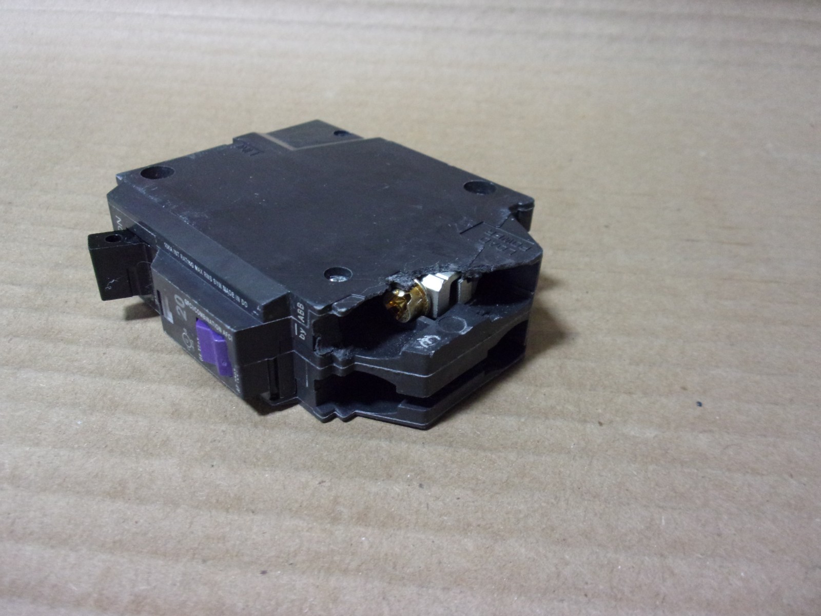 NEW GE THQL THQL1120PDF 1 Pole 20 Amp 120V AFCI GFCI DUAL Circuit Breaker FLAWED