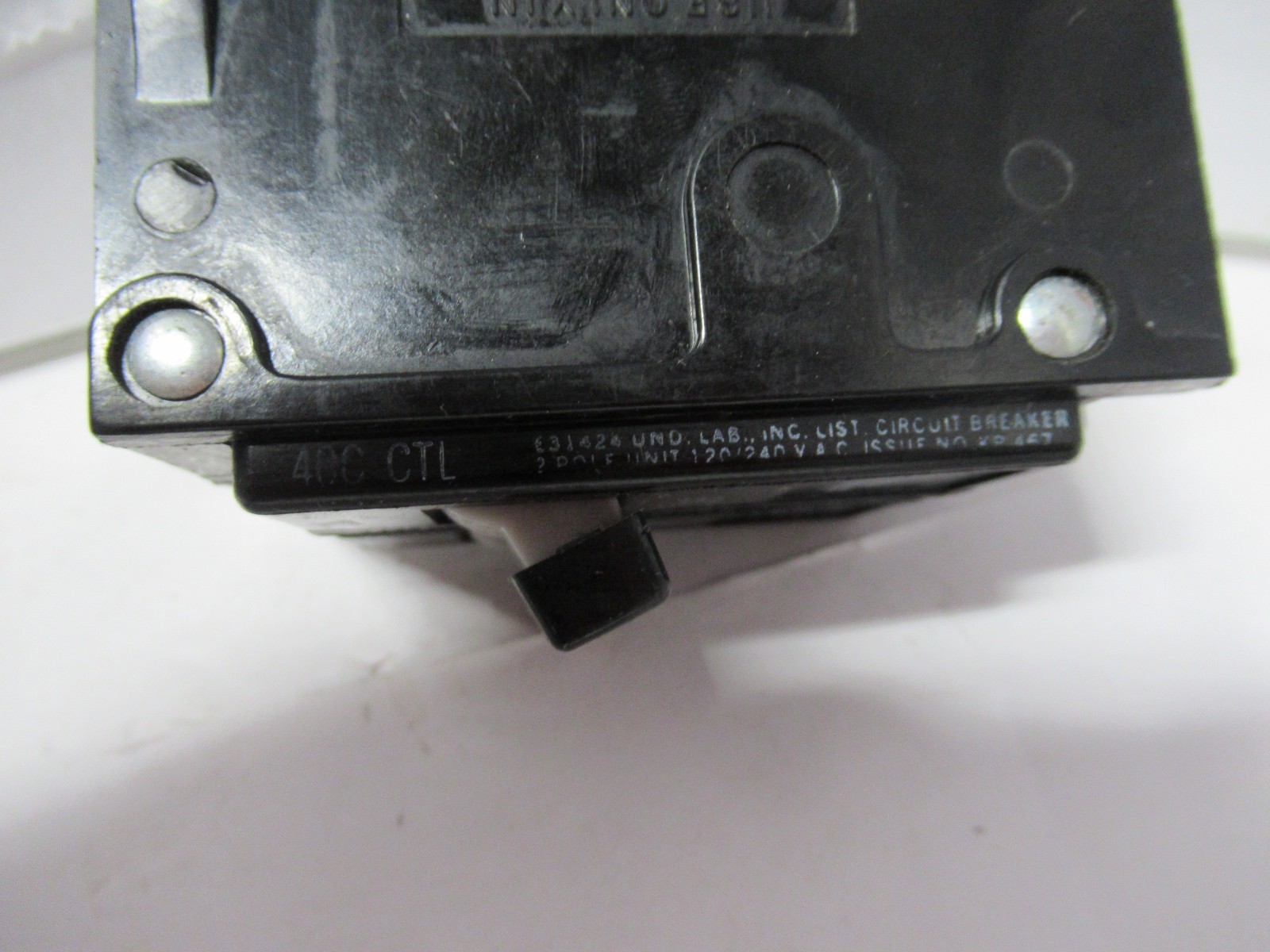 Bryant BR240 Circuit Breaker 40 Amp 240 Volt 2 Pole Plug In 10K -WARRANTY