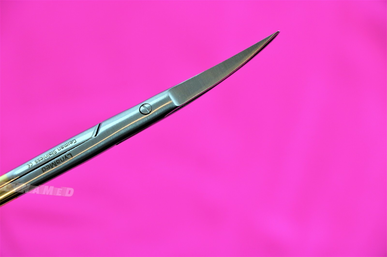 NEW 5 EA Premium GERMAN TC Iris Scissors 4.5″ Curved Surgical Dental Instruments
