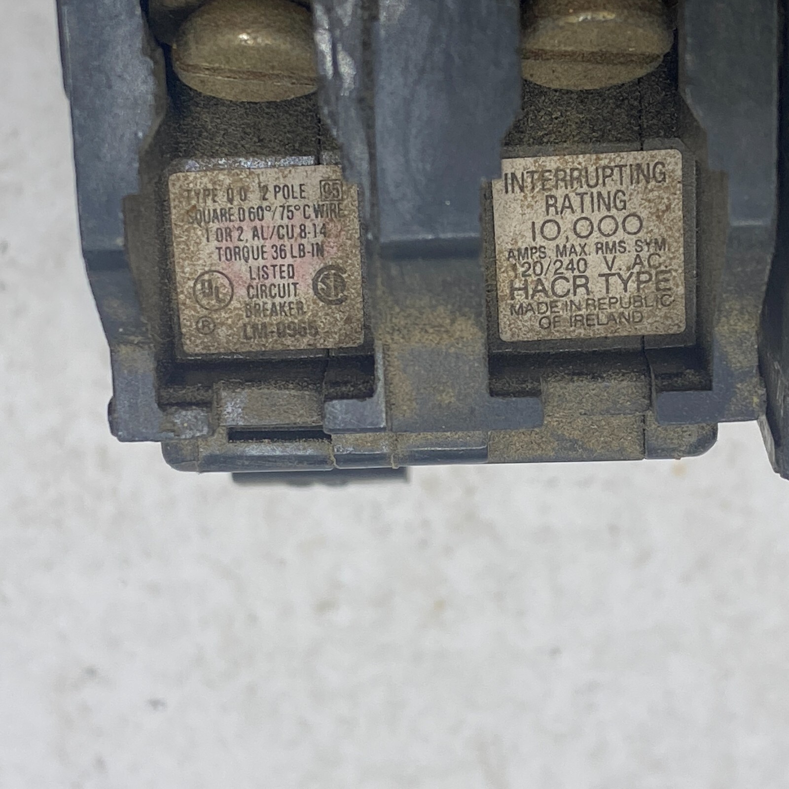 Lot of 3 Square D 2-Pole 20A 120/240V Circuit Breakers Mix Type QO & QOB OEM ✅