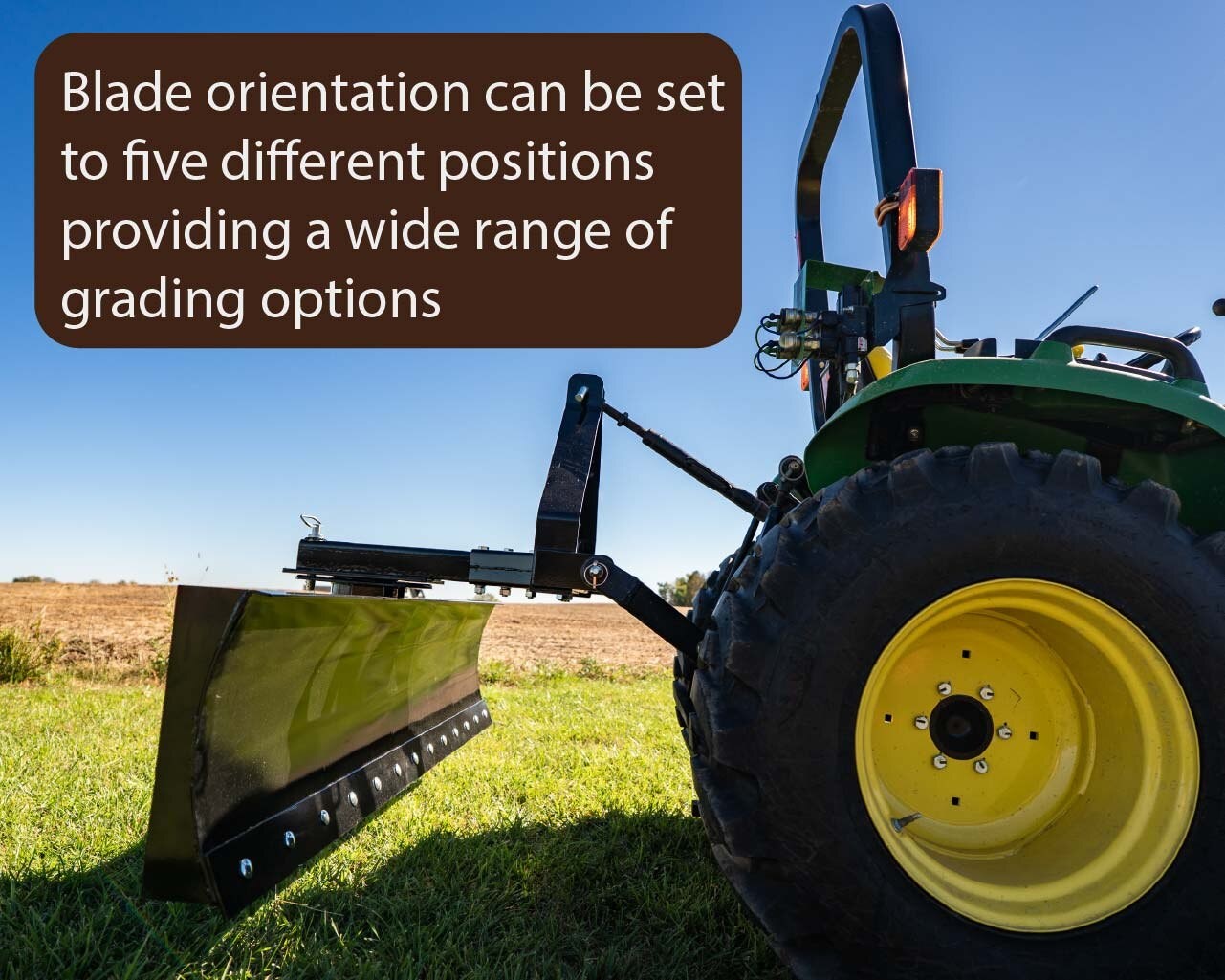 IMPACT IMPLEMENTS® Rear Grading Blade for Category 1 Tractors
