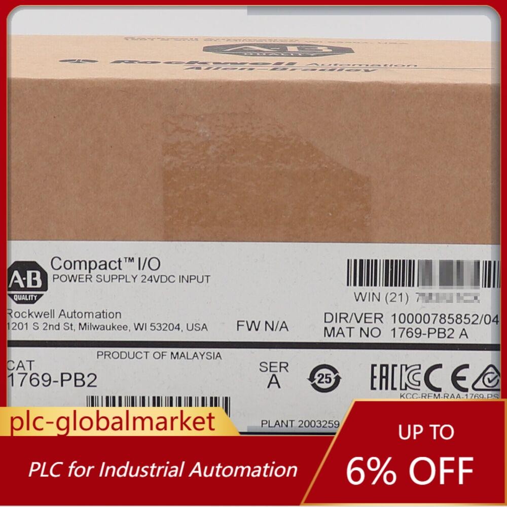 Allen-Bradley 1769-PB2 CompactLogix DC 2A/0.8A Power Supply New Factory Sealed