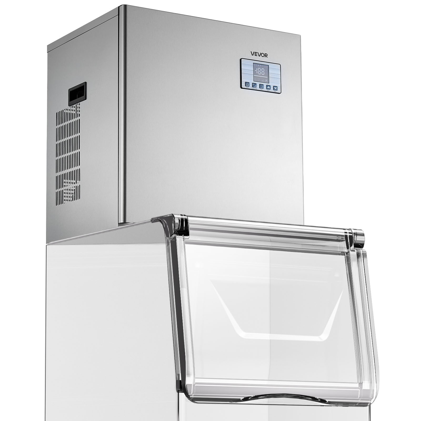 VEVOR Commercial Ice Maker Machine – Head 550 lbs/Day Self-Cleaning Ice Maker
