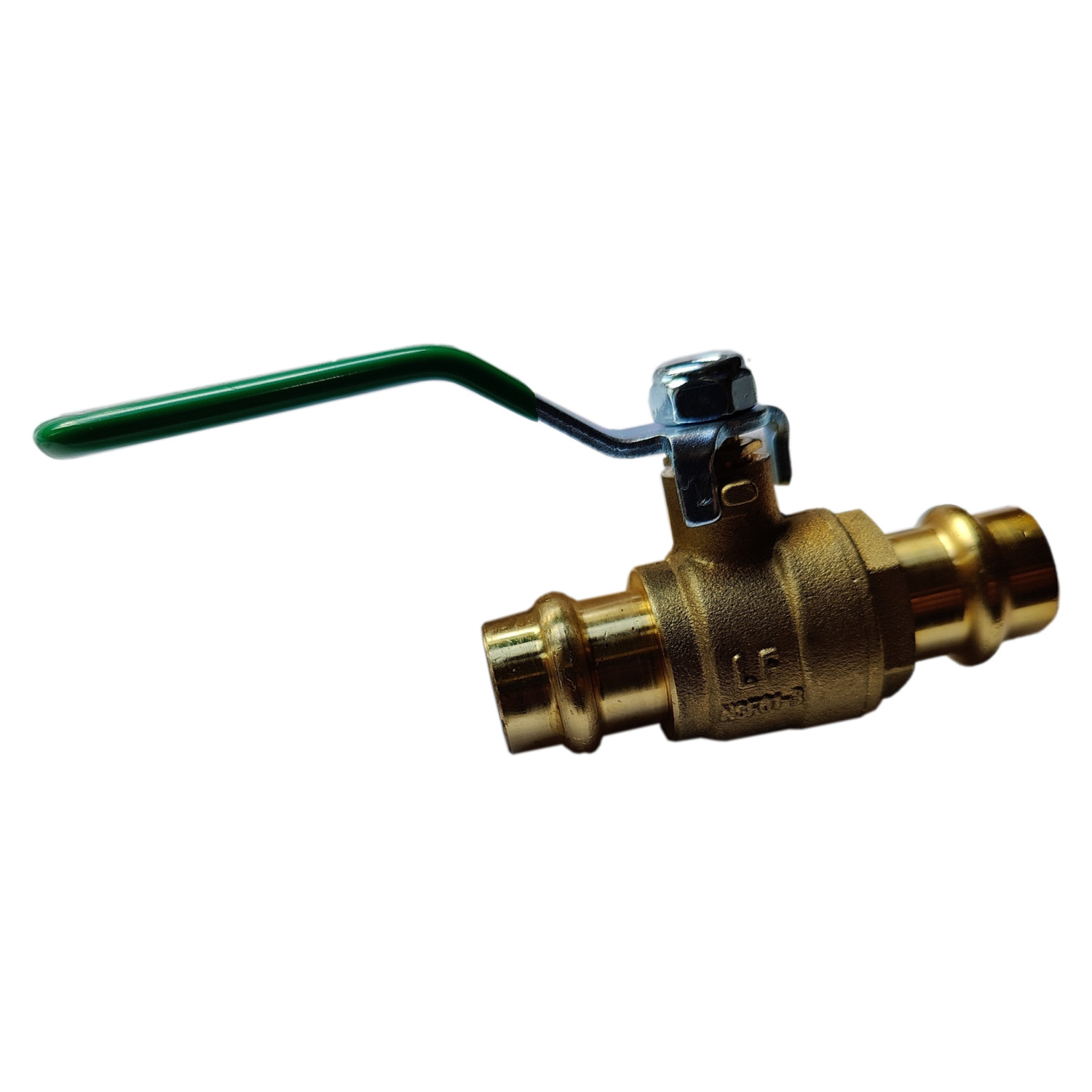 10 Pieces 1/2″ Press Ball Valve, Lead Free Brass, Full Port