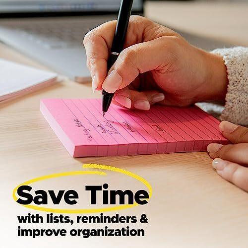 Post-it Super Sticky Notes 3×3 In. Supernova Neons Collection 3 Pads
