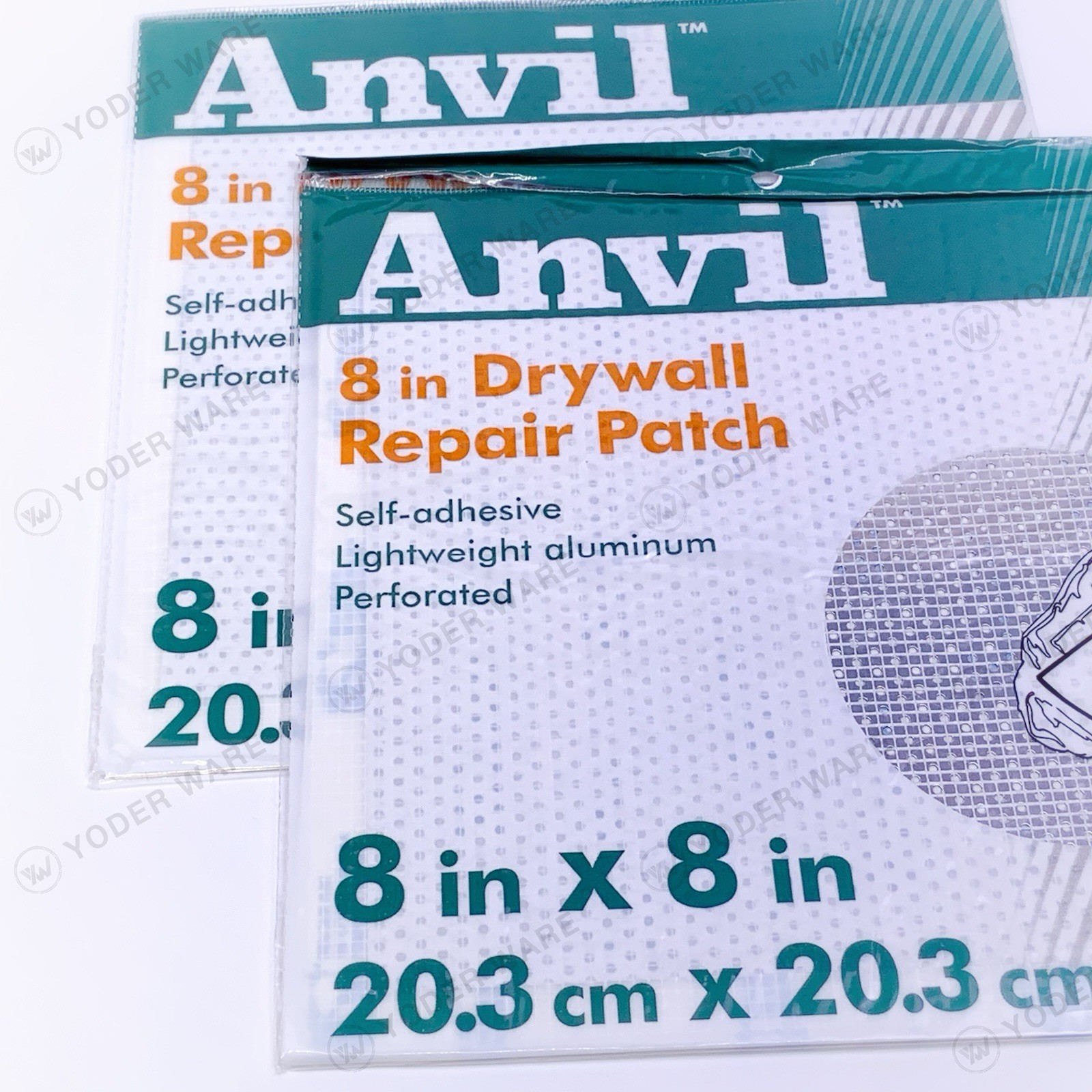 (Lot of 2) Anvil Self Adhesive Drywall Repair Patch 8″ x 8″ NEW 1004 215 356