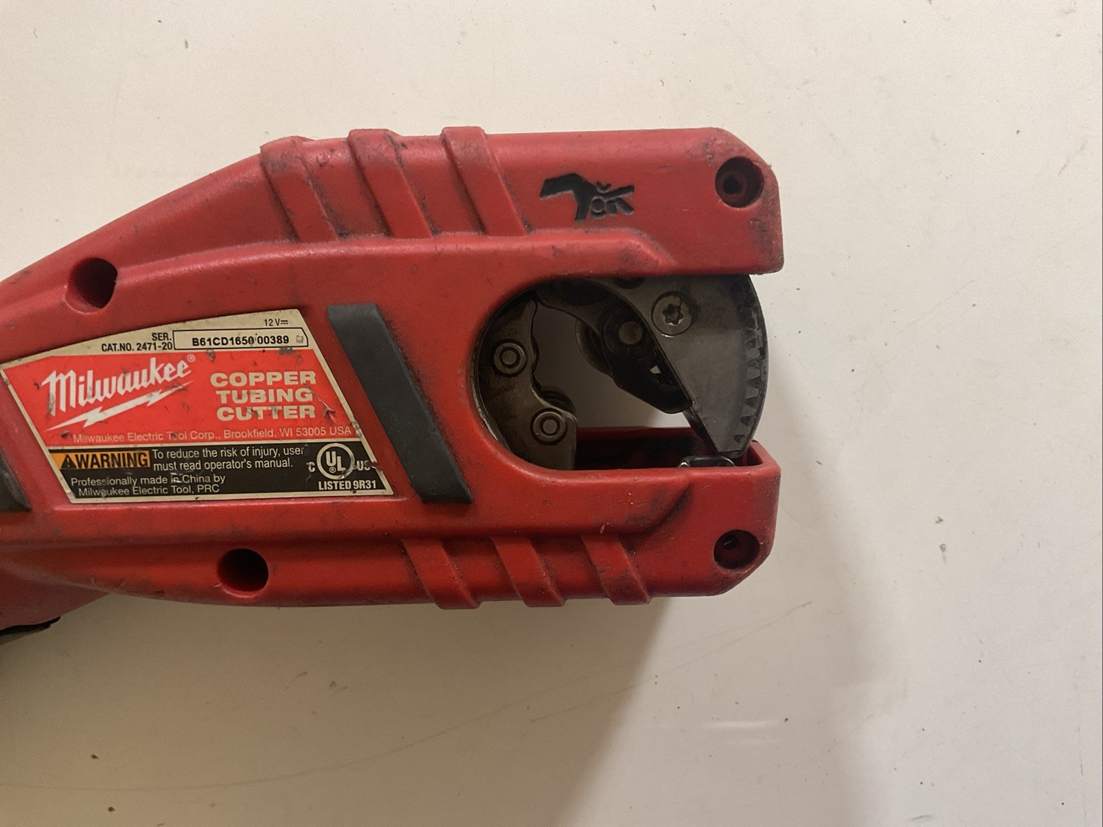 Milwaukee 2471-20 M12 12V Copper Tubing Cutter (Parts Only)