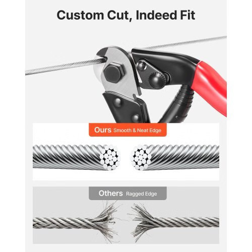 1/8 Inch Wire Rope, 500 ft Length, 316 Stainless Steel Wire Cable with Cutter, 1