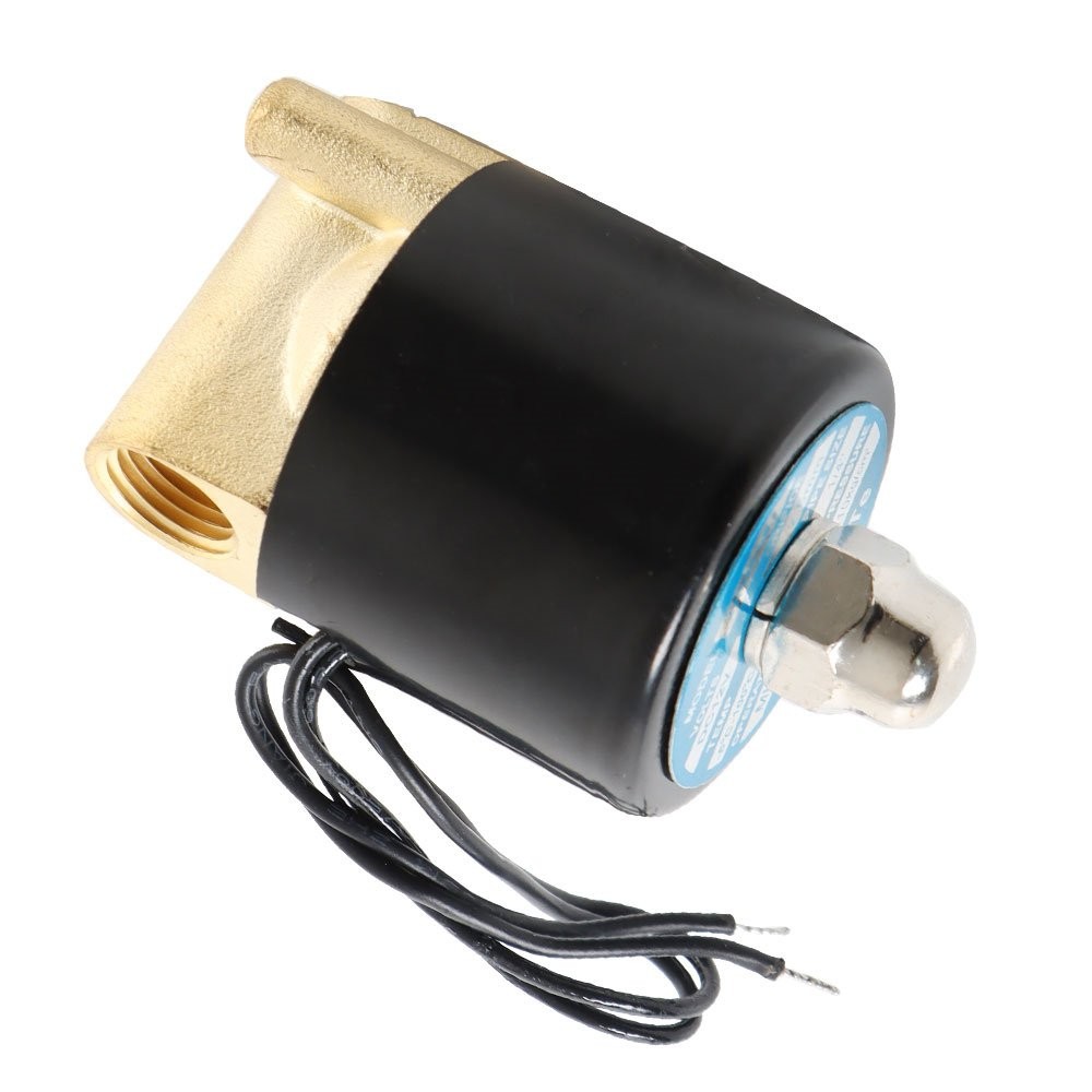 1/4 Inch Solenoid Valve Air Water DC DN8 N/C Gas Oil Normally Closed 12V