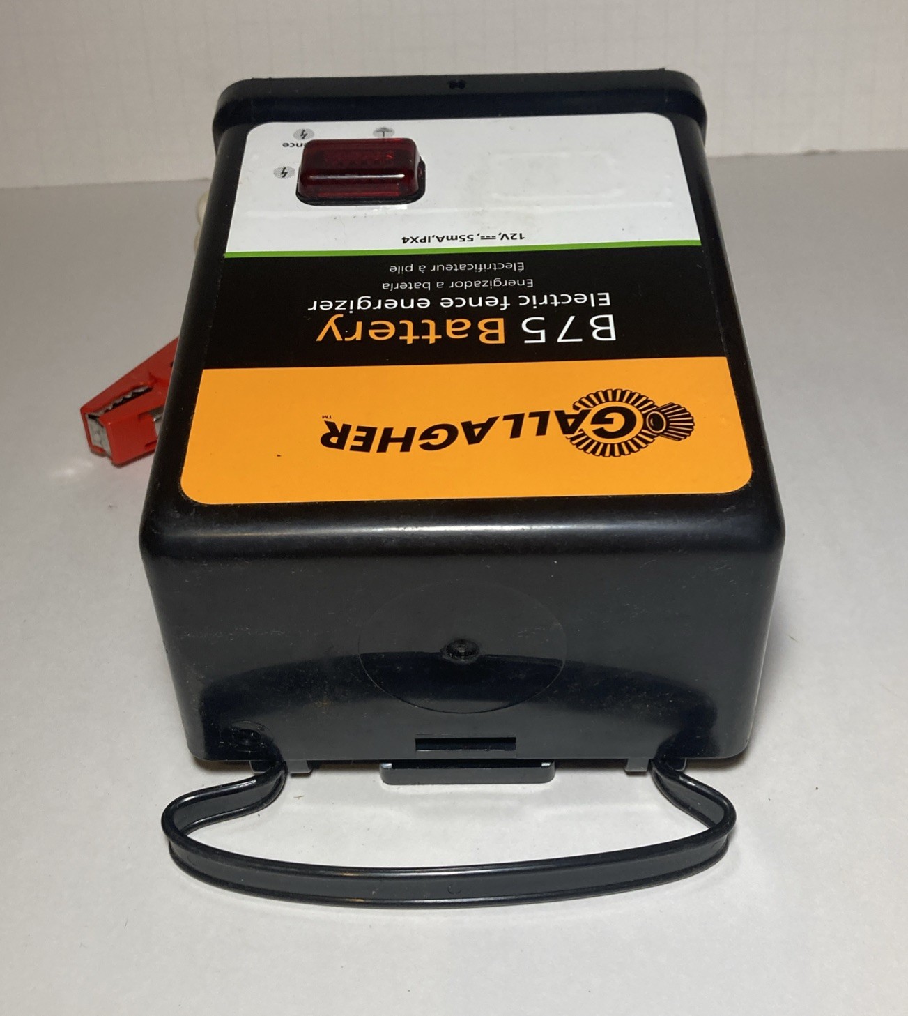 Gallagher Portable Battery Electric Fence Energizer B75 G343404- Up to 50 Acres