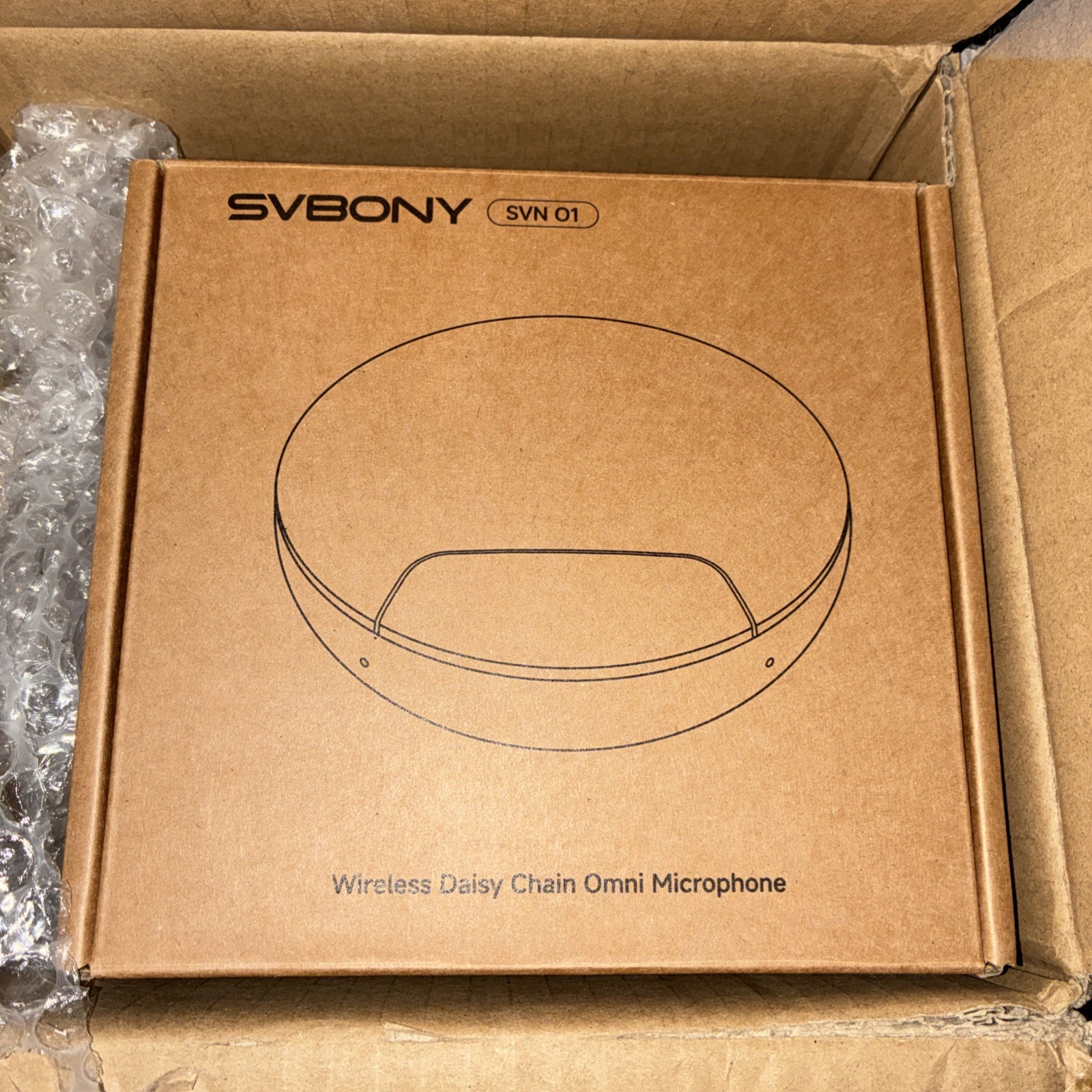 SVBONY SVN O1 Wireless Daisy-Chain Conference Mic AI Noise Reduction 360° Pickup