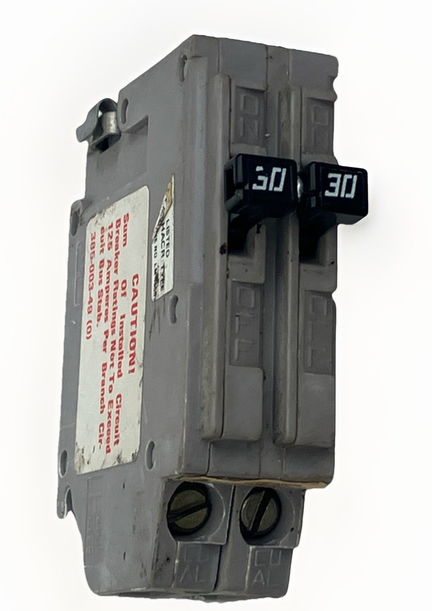 A230 30A 2 POLE SYLVANIA Challenger CIRCUIT BREAKER A 120/240 VAC Side Mount