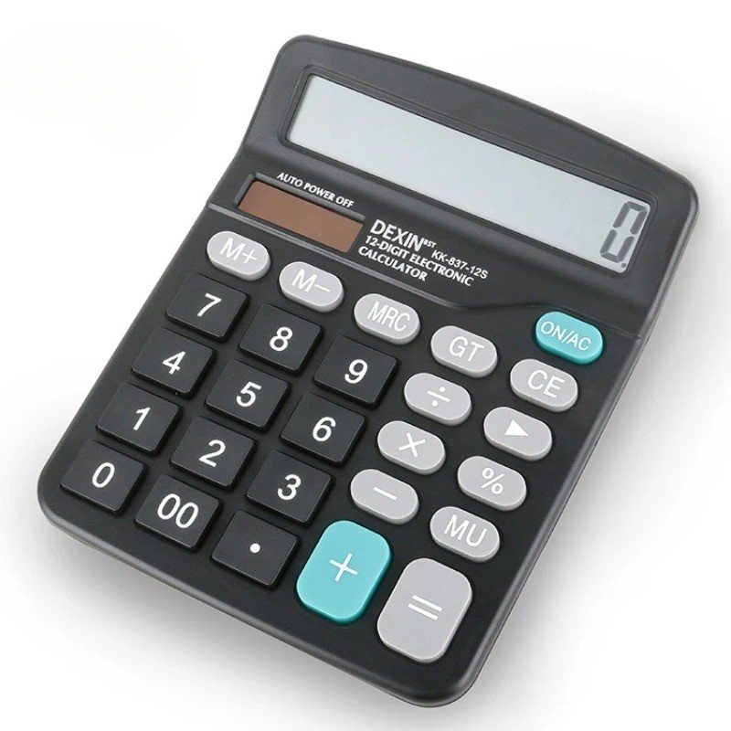 Premium Desktop Calculator 12 Digit with Large LCD Display and Sensitive Buttons