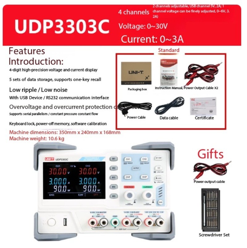 High Precision DC Power Supply – Adjustable Voltage for Laptop Repair & Testing