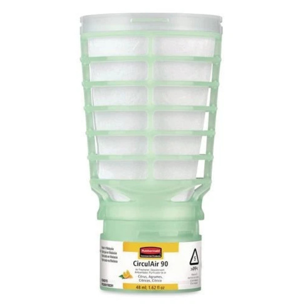 Rubbermaid CirculAir 90 Passive Air Care Refill, Citrus, 1.62 oz, 2/Pack