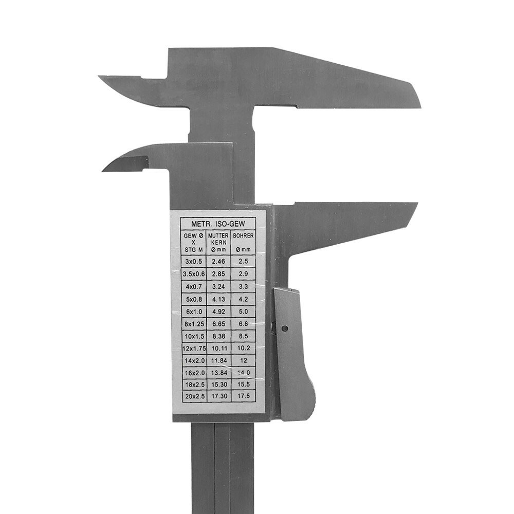 6″ Precision Vernier Caliper 150mm Height Gage Gauge .001″/.02 mm Grad Metric/In
