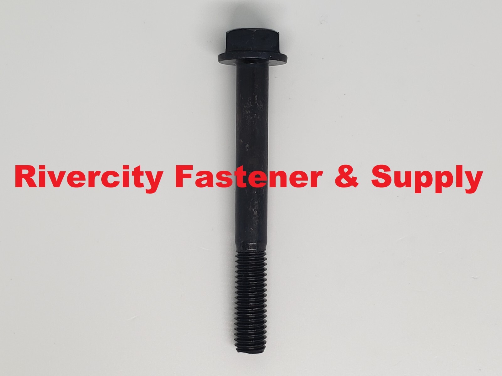 M8-1.25×70 Hex Flange Bolts 8mm x 70mm Screws M8x1.25 x 70 Flare Screws Black