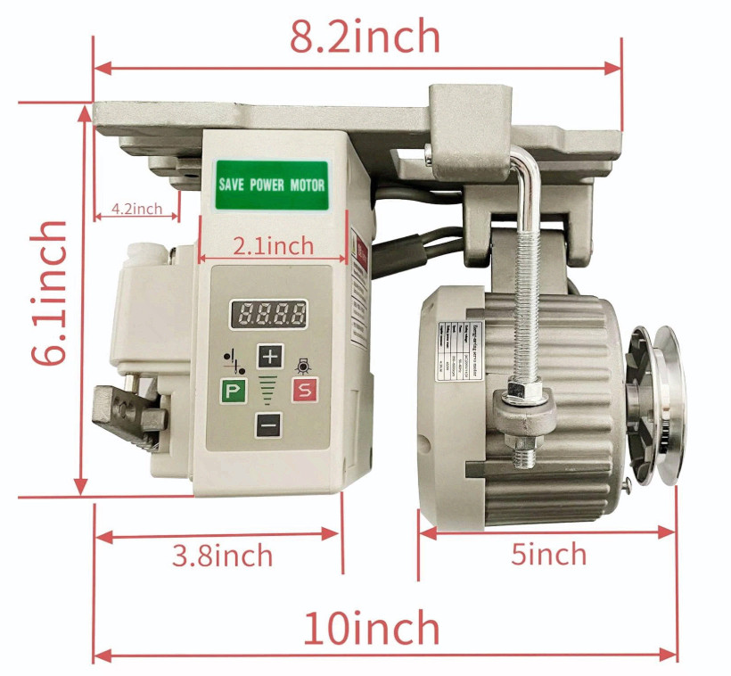 750W Industrial Brushless Servo Motor AC110V Sewing Machine w/ Controller