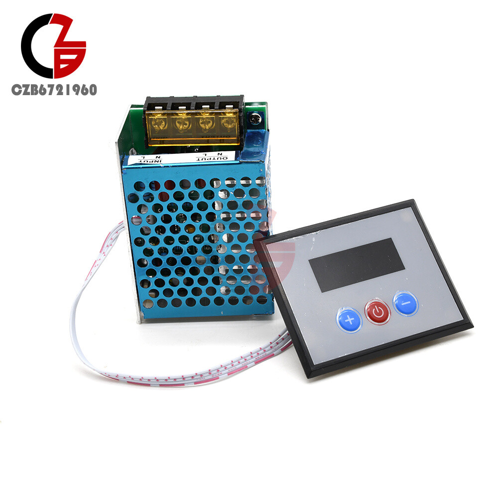 AC 220V 4KW 6KW 10KW SCR Voltage Regulator Dimmer Motor Speed Controller Module