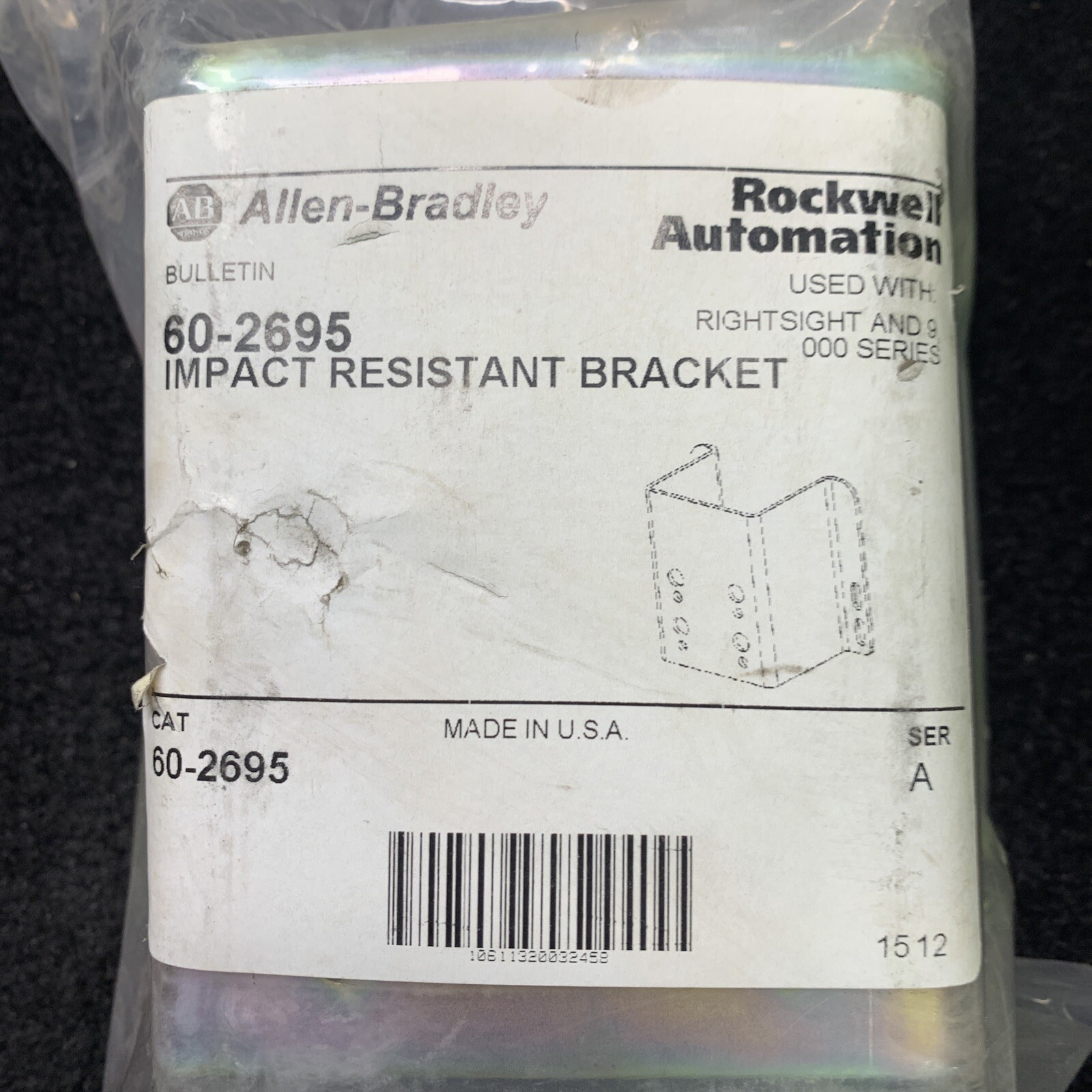 **Up to 12** Allen-Bradley Bulletin 60-2695 Impact Resistant Bracket