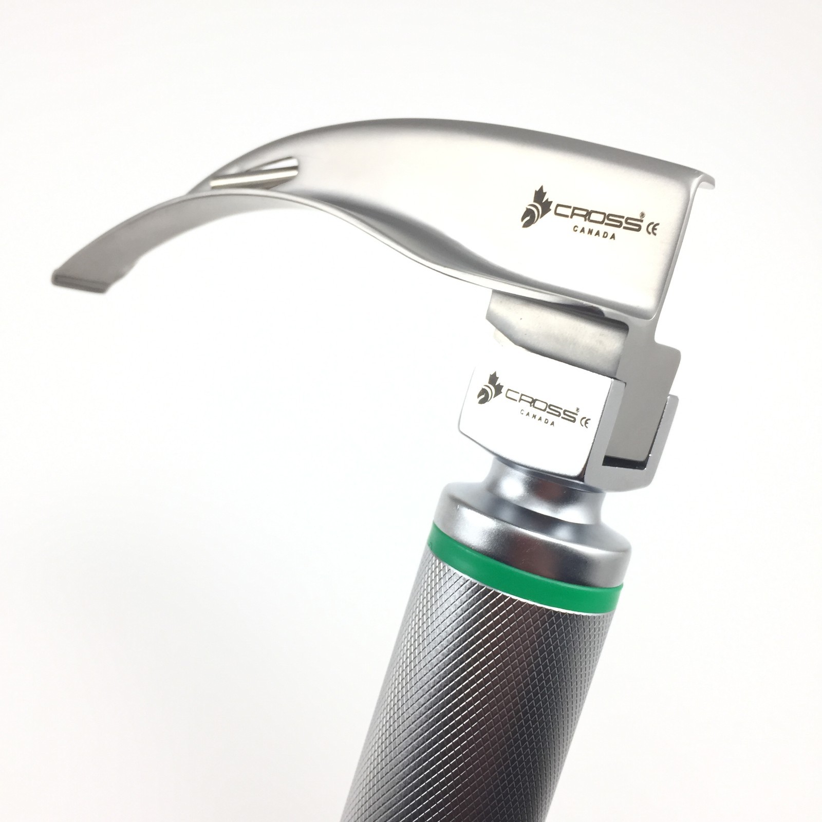 Cross Canada 16-012 LED Fiber Optic Macintosh and Miller Laryngoscope Set Combo