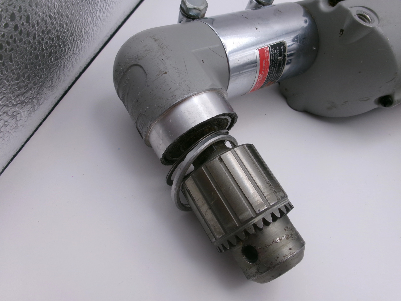 Milwaukee 1107-1 Drill 120V 500RPM 1/2″ D-Handle Keyed Right Angle PARTS/AS IS