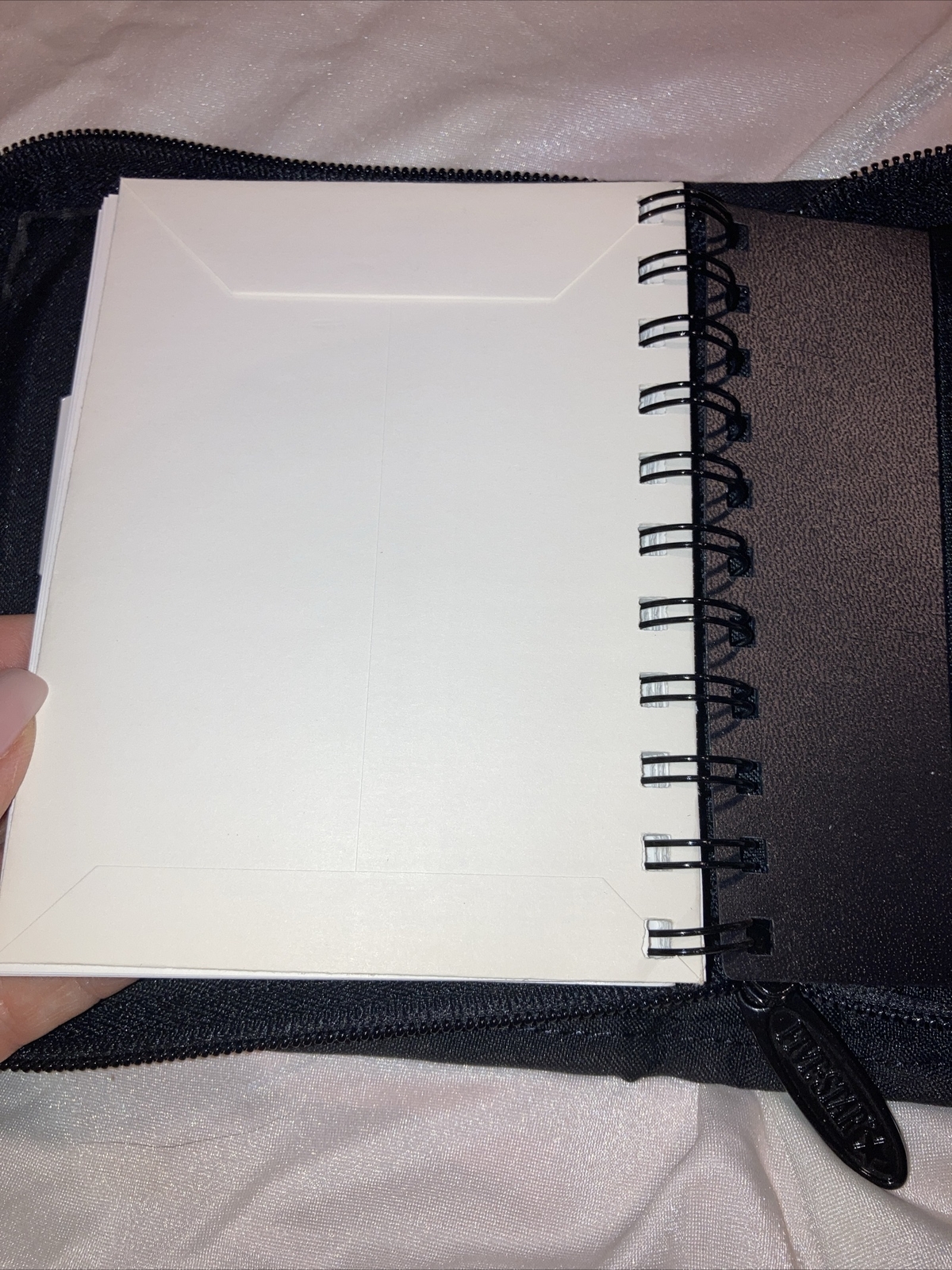 Mead Five Star Fat Little Day Planner 6.75″x5.5″ Zipper Binder Organizer 1996 !