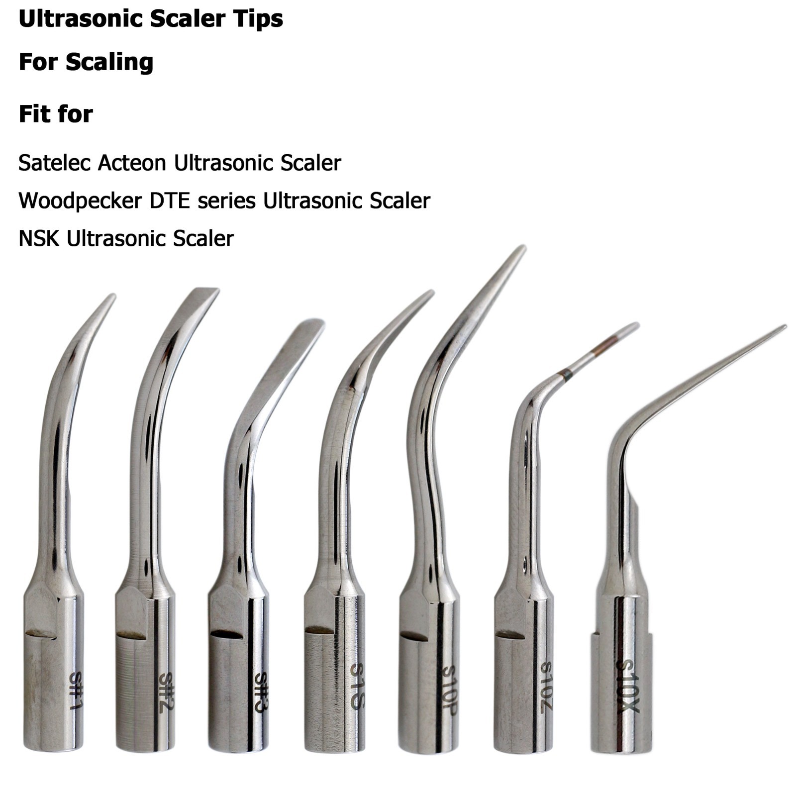 Dental ACTEON NEWTRON P5 XS Ultrasonic Scaler Handpiece Satelec Piezo Tips H3 1S