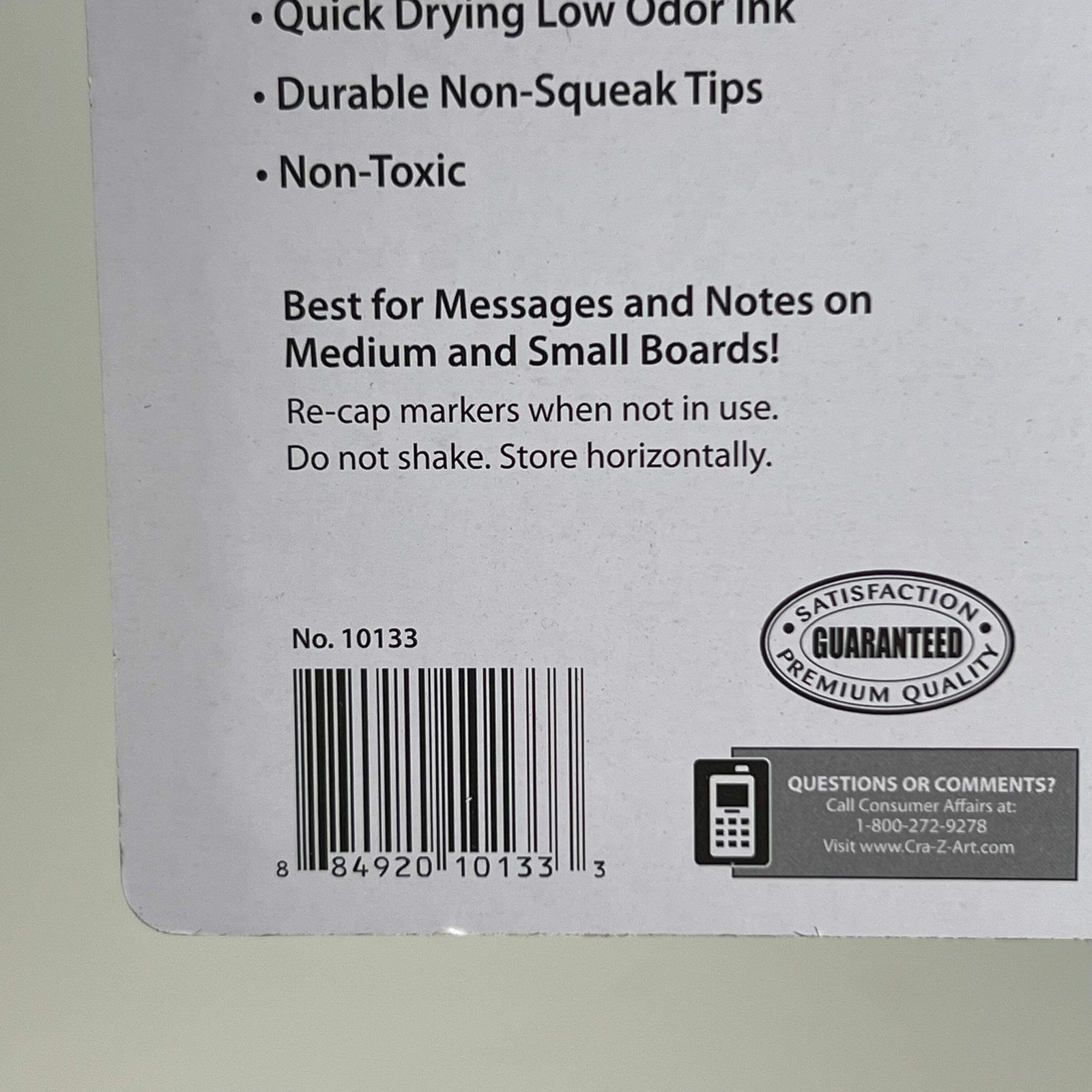 CRA-Z-ART (10 PACK) Washable School Dry Erase Markers 10133