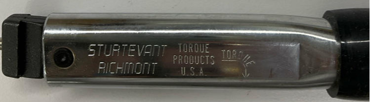 Sturtevant Richmont 810574 LTH-OHT 50-300 In. Lbs. Torque Wrench 6.9″ Long